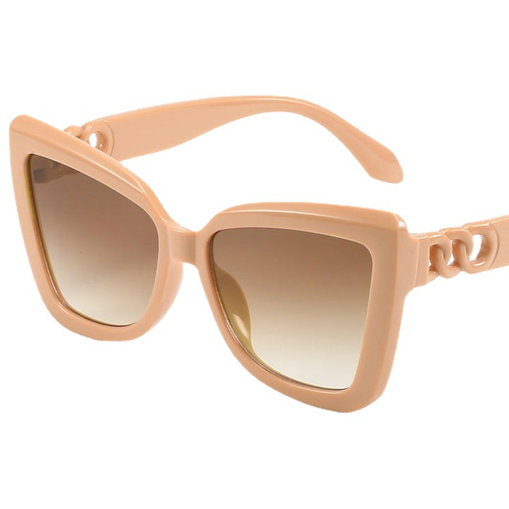 Ladies modern cat-eye sunglasses with clear frame and UV protection Stornfield