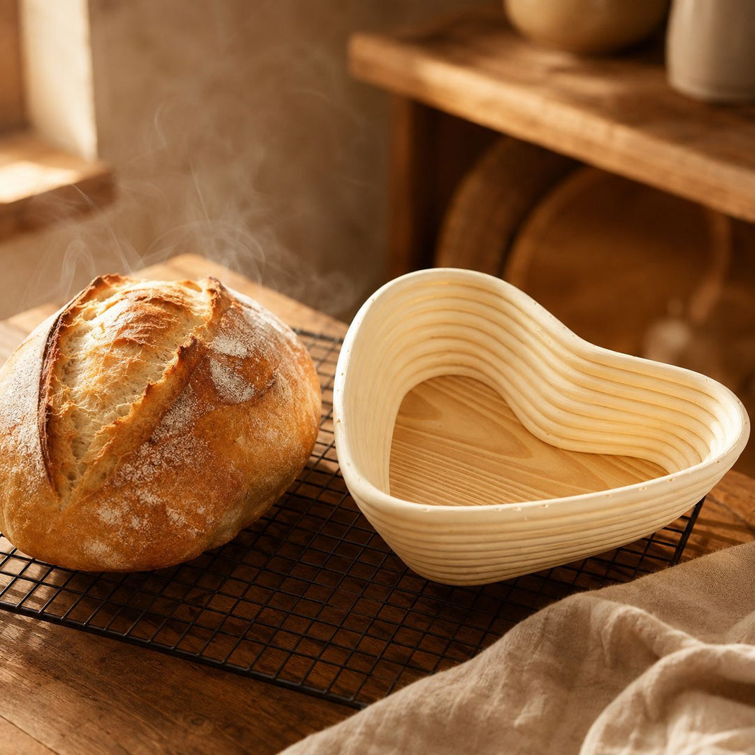 Artisan Heart-Shaped Woven Storage Basket Stornfield
