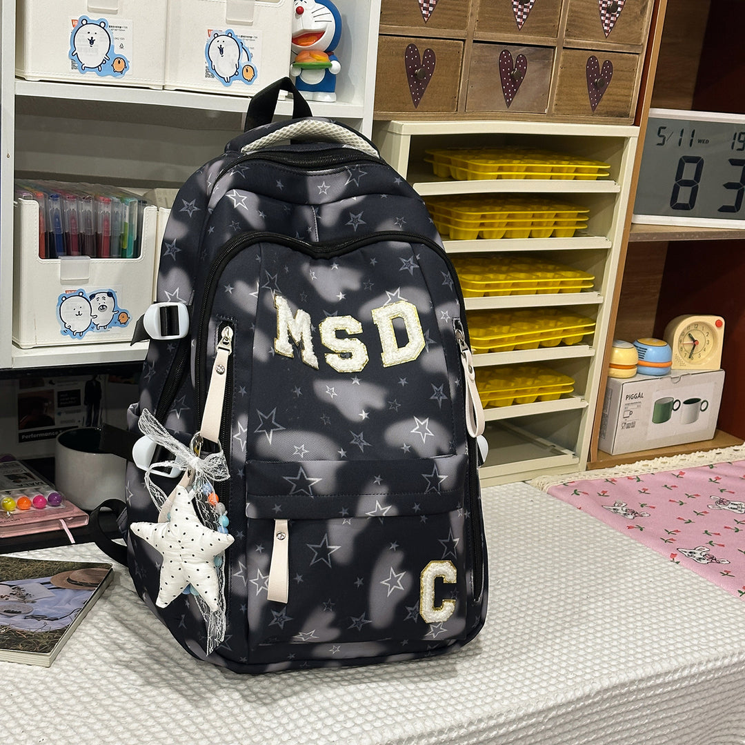 Stylish Graphic Print School Backpack Stornfield