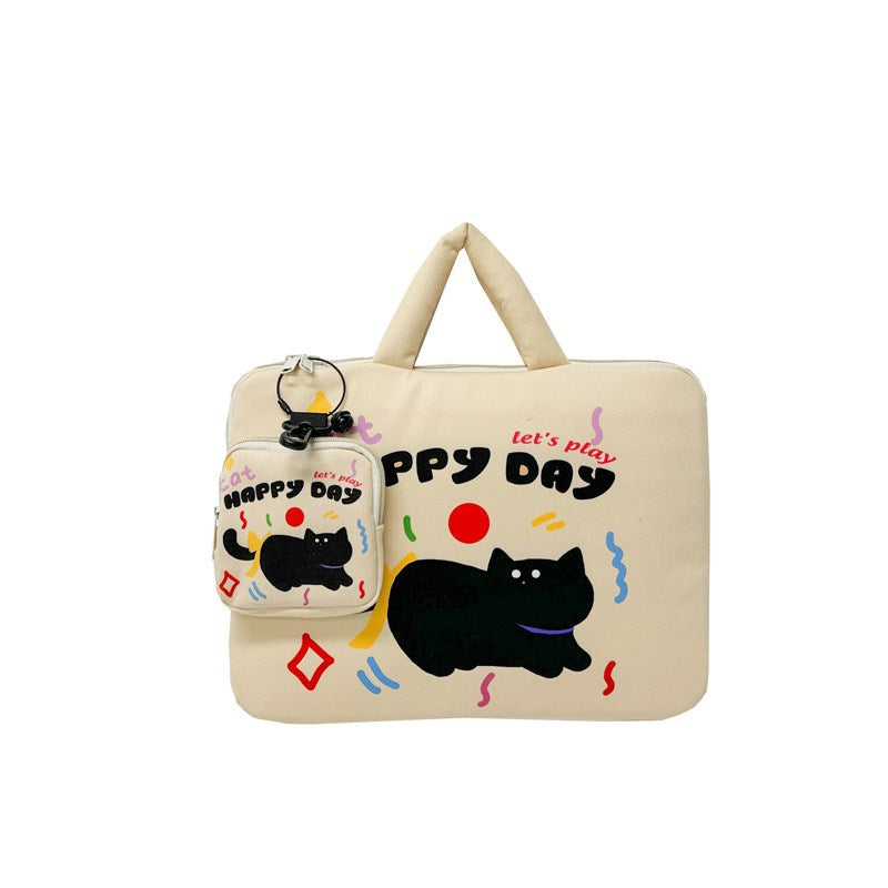 Laptop bag with creative cat pattern Stornfield