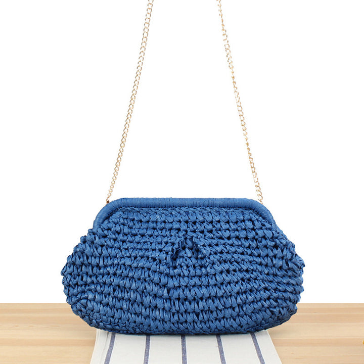 Handbag with Elegant Woven Design and High-Quality Chain Decoration Stornfield