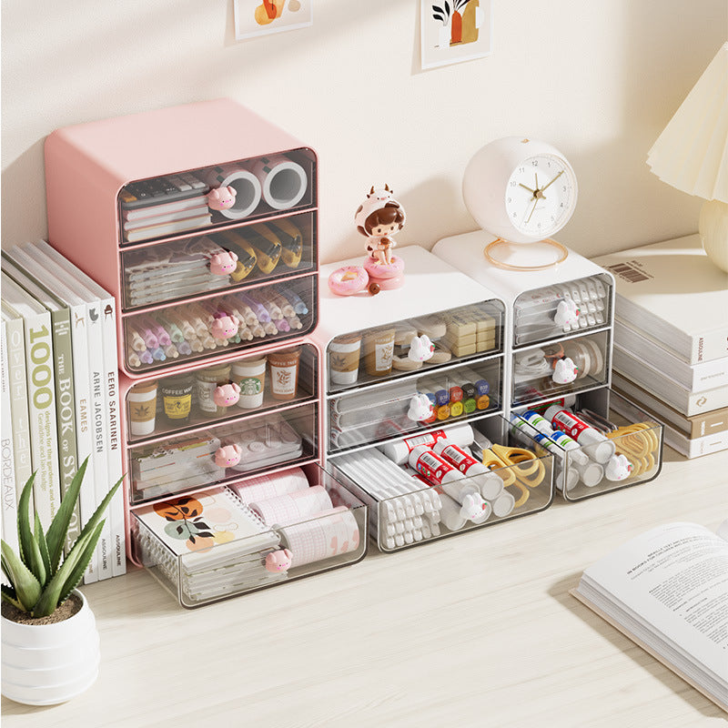 Modern Multi-Drawer Desktop Storage Organizer Stornfield