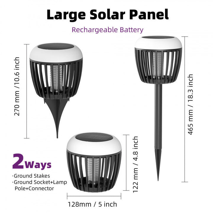 Outdoor Solar-Powered Garden Light Stornfield