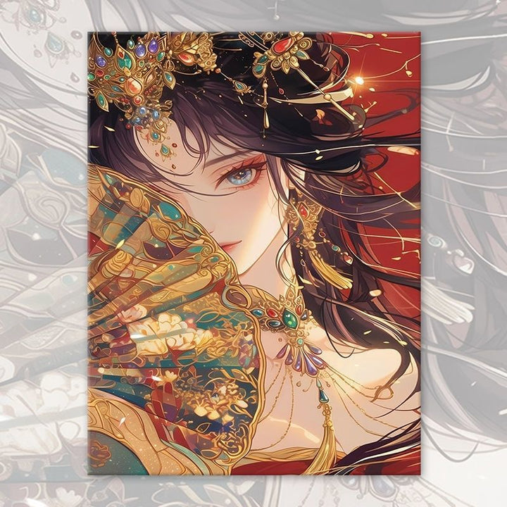 Asian-Inspired Fantasy Portrait Canvas Art Stornfield
