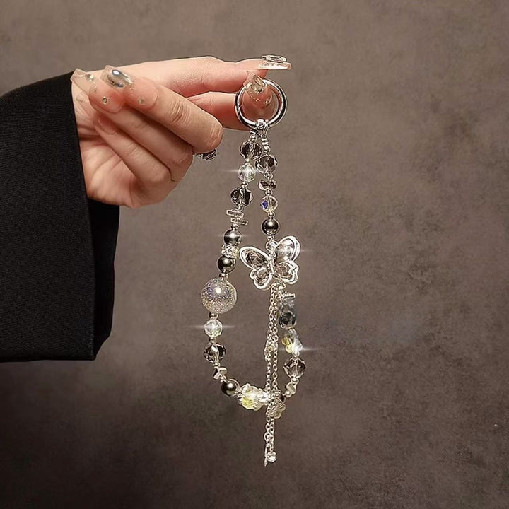 Decorative Crystal Butterfly Charm Keychain Stornfield