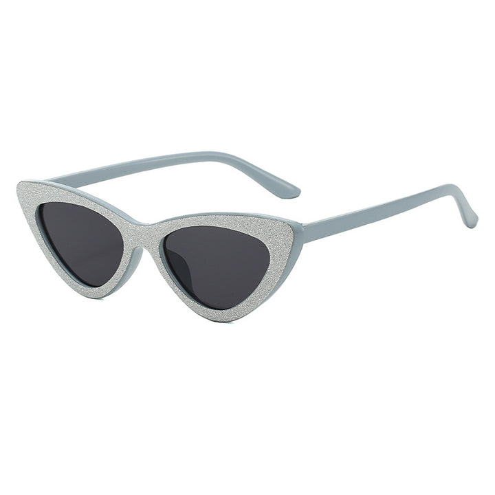 Ladies Cat-Eye Sunglasses with Glamorous Glitter Frame Stornfield