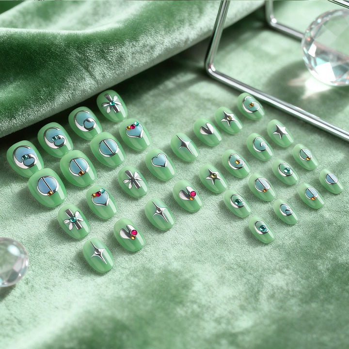 Artistic Embellished Nail Art Stornfield