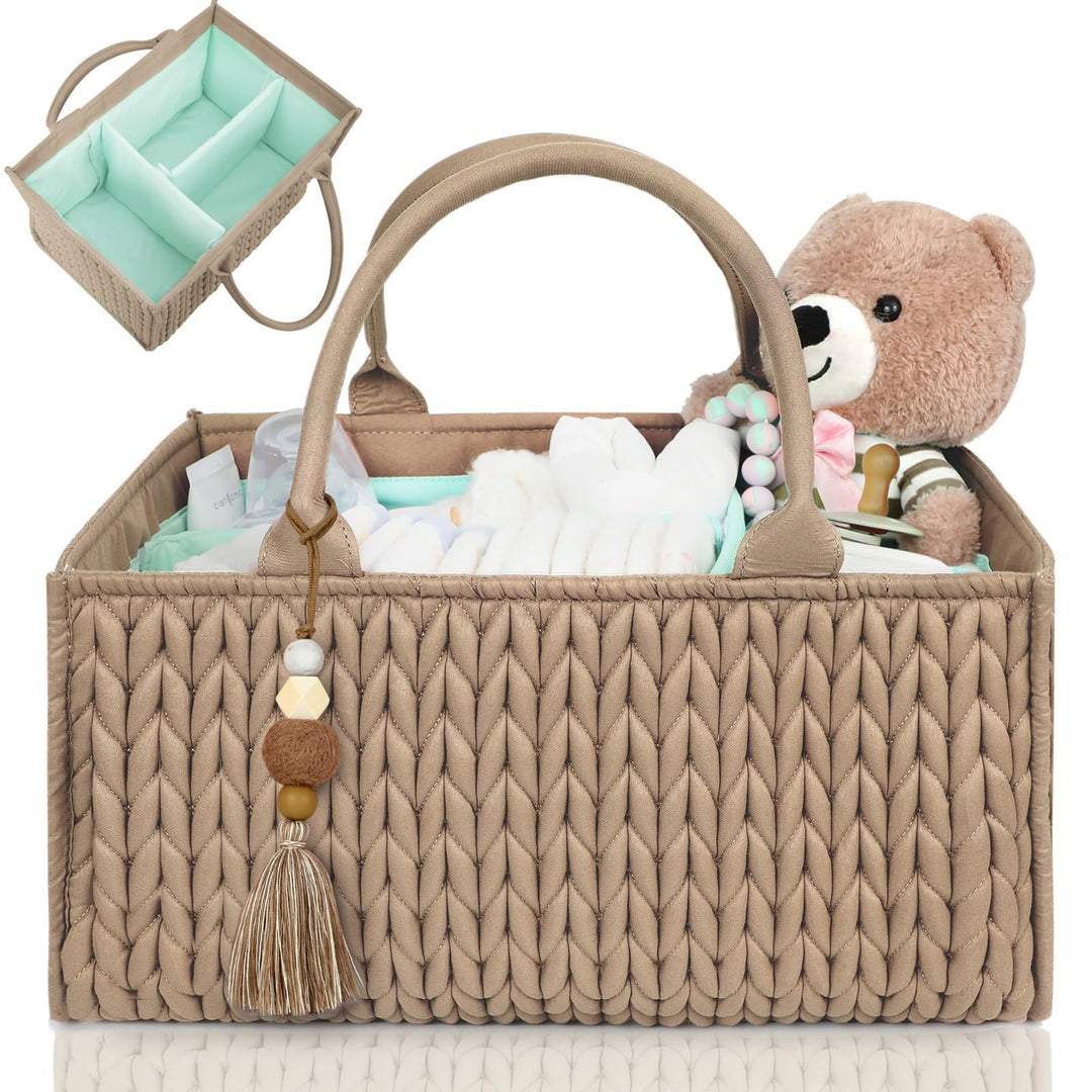 Women decorative wrap basket with removable compartments Stornfield