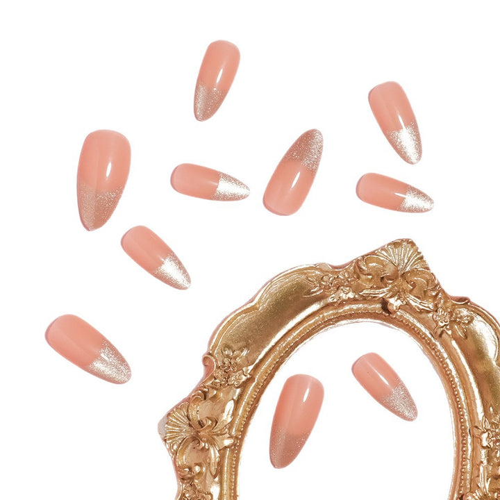 Elegant Almond-Shaped Press-On Nails Stornfield
