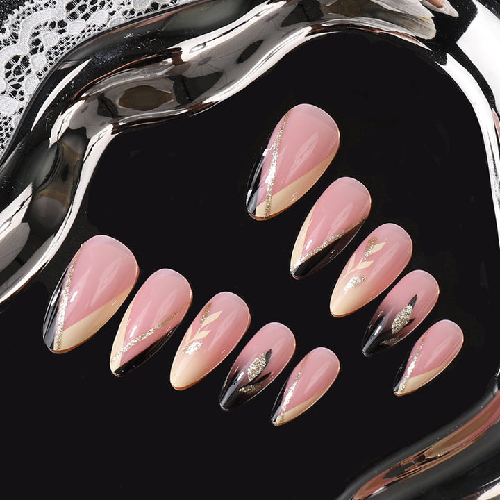 Elegant Stiletto Press-On Nail Tips Set Stornfield