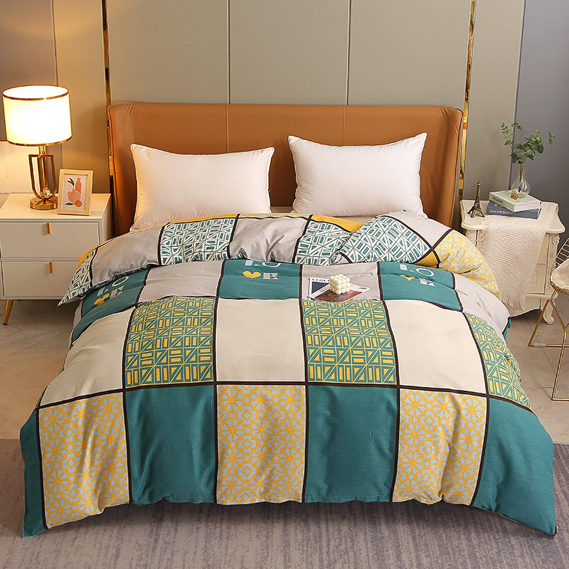 Patchwork Style Comforter Set