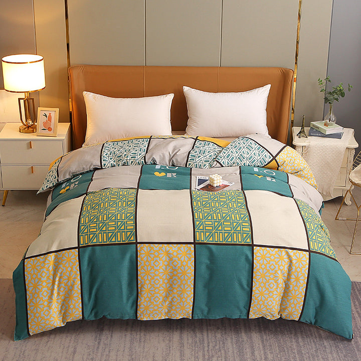Patchwork Style Comforter Set