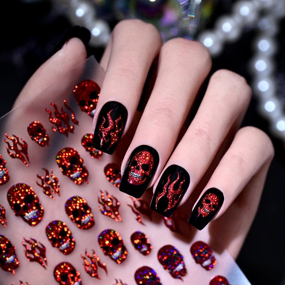 Sparkling Crown Nail Art Stickers