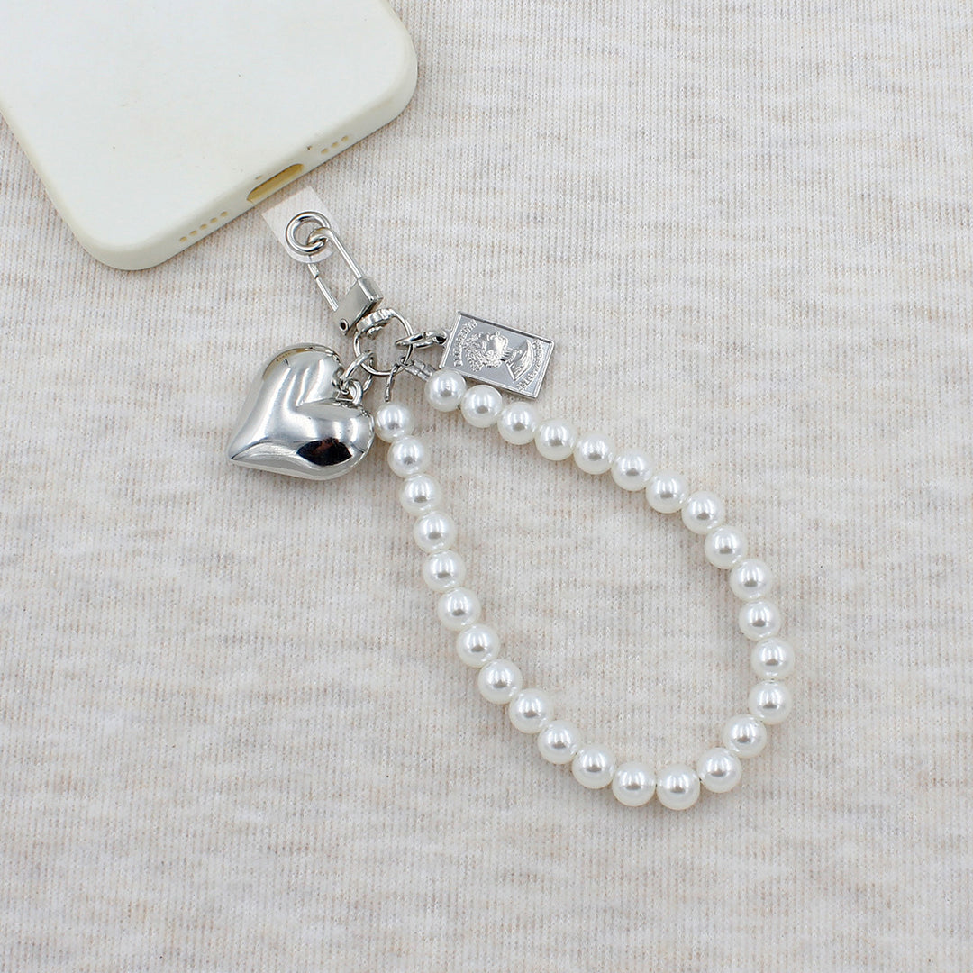 Elegant Pearl Beaded Keychain Stornfield
