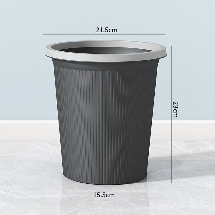 Ladies elegant and practical waste bin with ribbed surface Stornfield