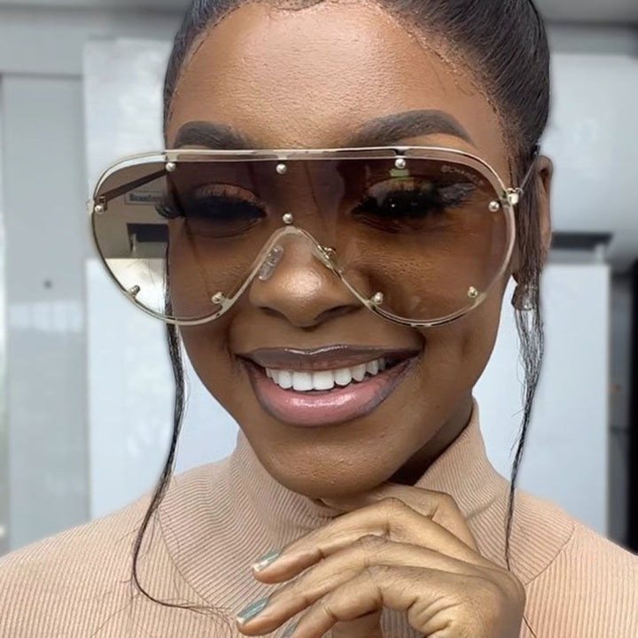 Women's fashionable oversized sunglasses in stylish retro design Stornfield