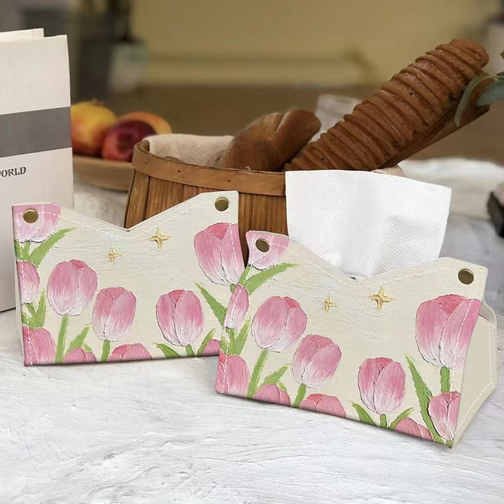 Artistic Floral Tissue Box Cover Stornfield