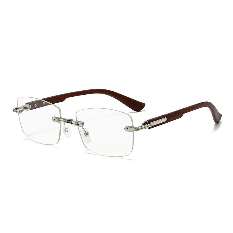 Women's fashionable square sunglasses with elegant wooden accents Stornfield