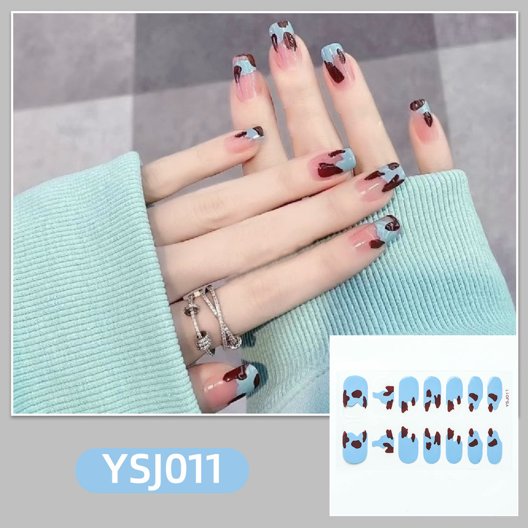Artistic nail decoration with glitter details Stornfield