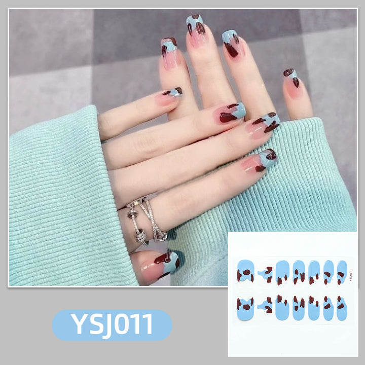 Artistic nail decoration with glitter details Stornfield