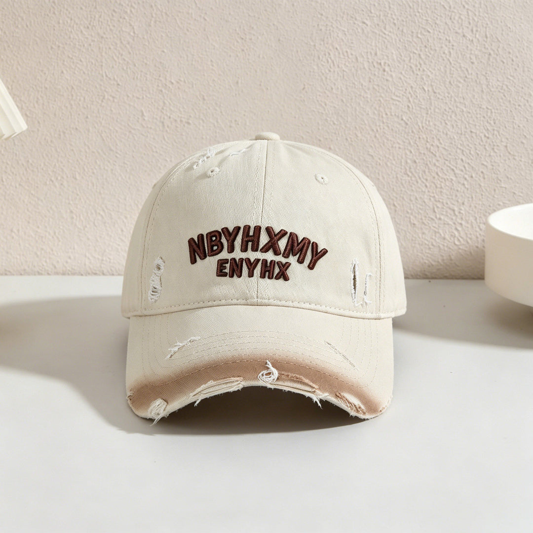 Men's Casual Distressed Textured Baseball Cap Stornfield