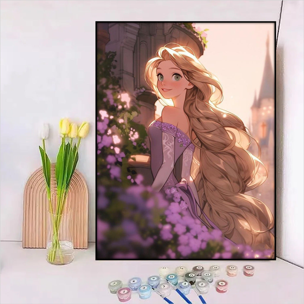 Disney-Inspired DIY Paint by Numbers Canvas Kit Stornfield