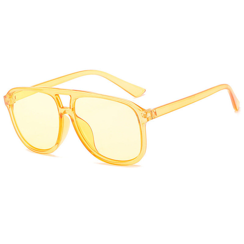 Women's fashionable sunglasses in transparent design with colored lenses Stornfield