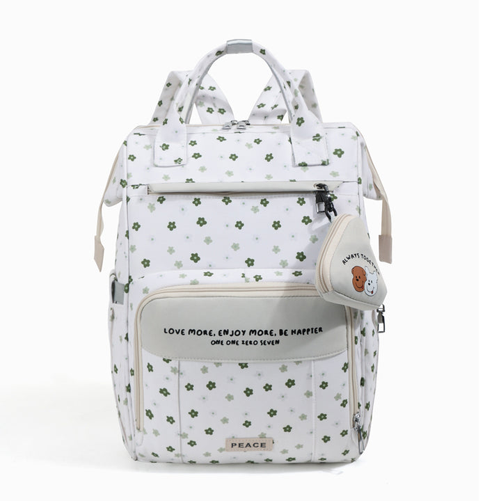 Chic Floral Print Multi-Functional Backpack Stornfield