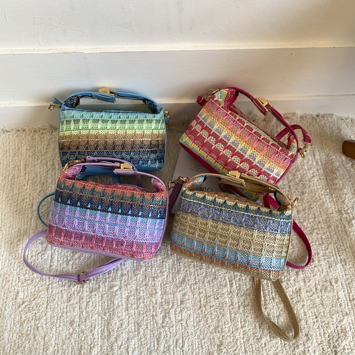 Textured Handwoven Mini Crossbody Bag Stornfield