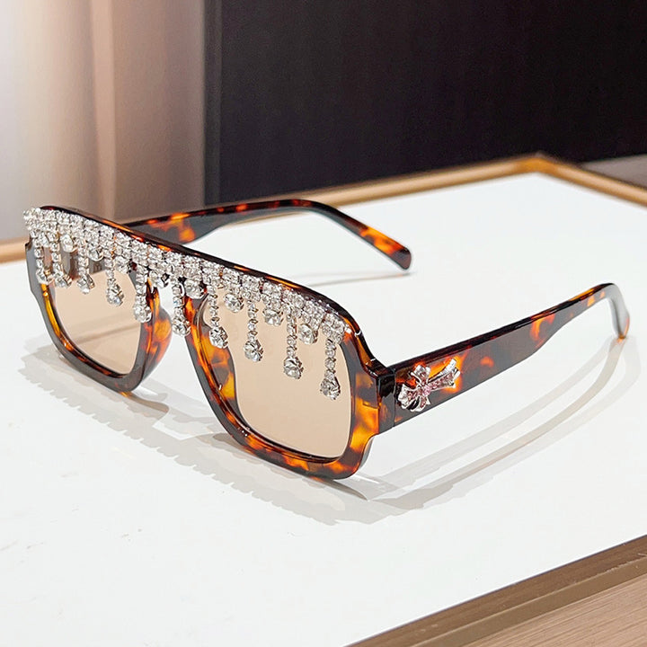 Glamorous Crystal-Embellished Sunglasses Stornfield