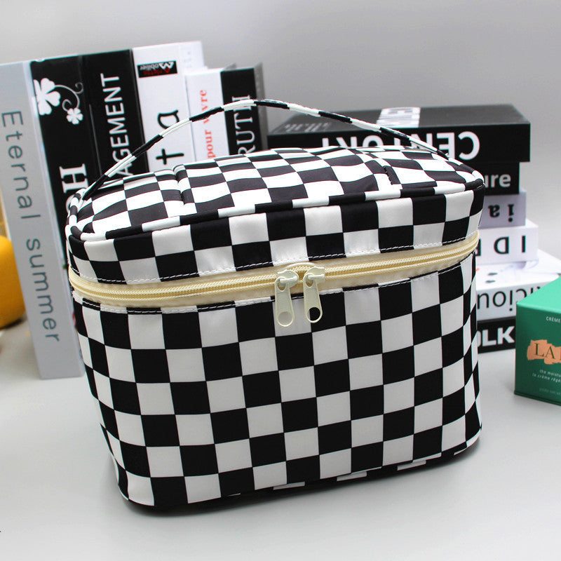 Checkered Pattern Pencil Pouch Stornfield