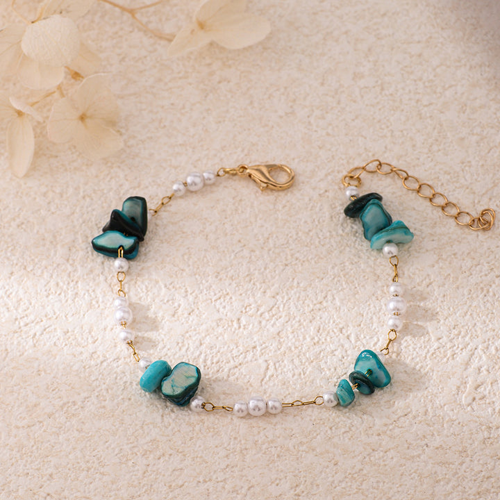 Chic Pearl and Gemstone Bracelet Stornfield
