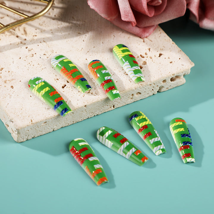 Creative and stylish art nails Stornfield