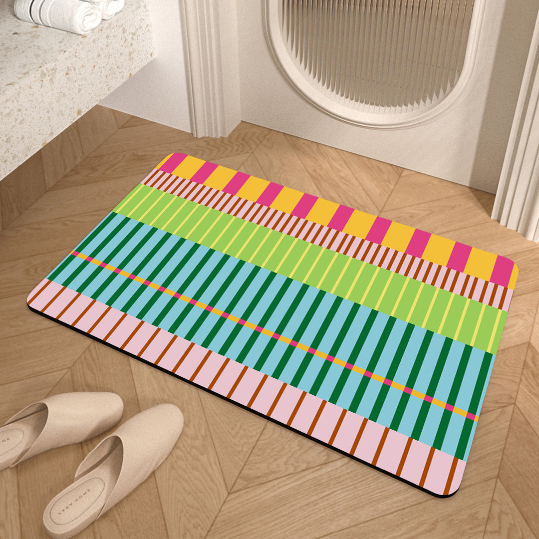 Cheerful Decorative Entrance Mat Stornfield