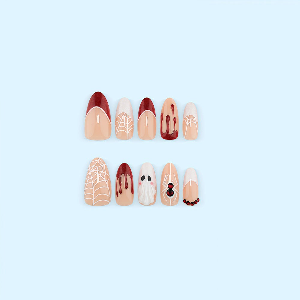 Halloween Artificial Nails with Creepy Design Stornfield