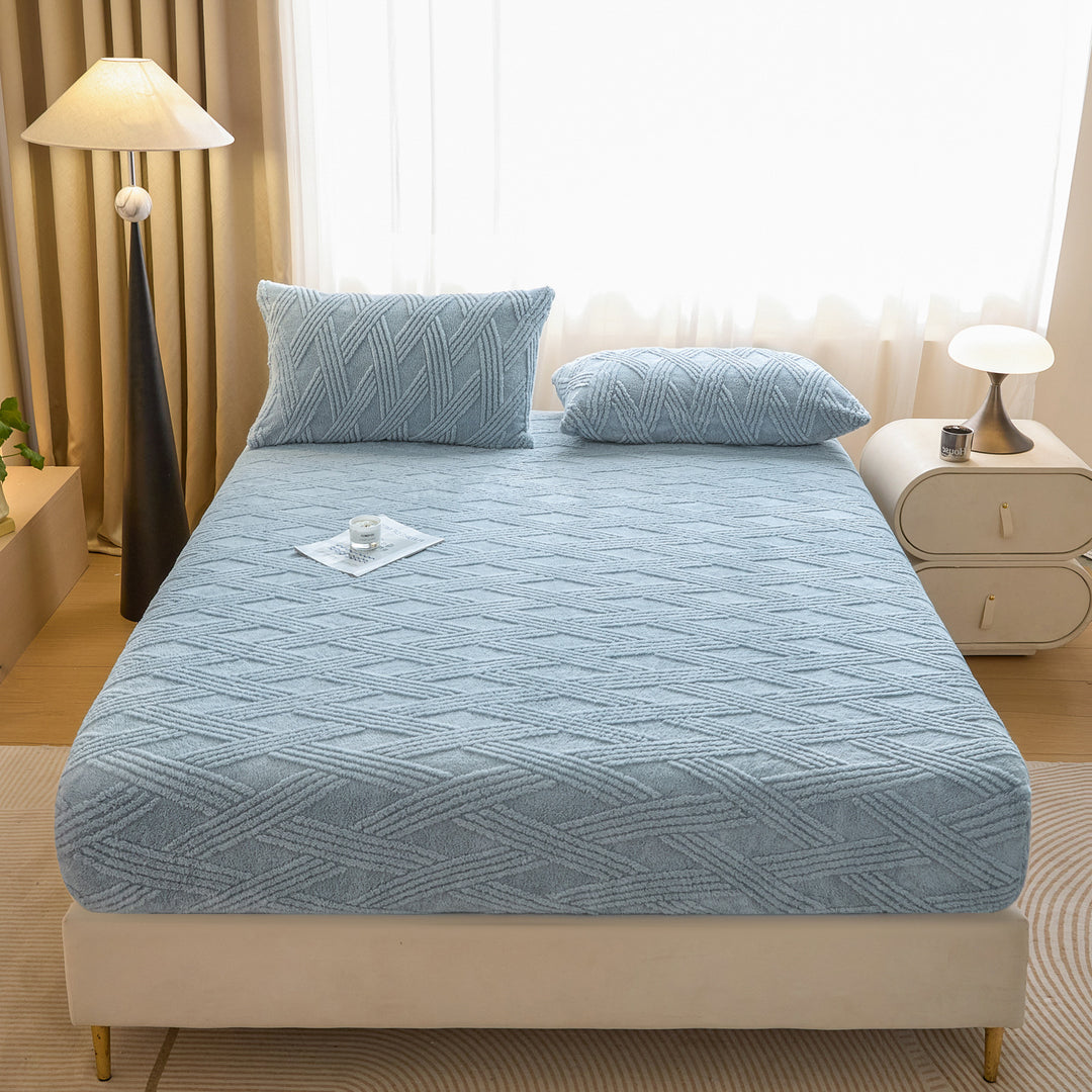 Plush Textured Bedspread