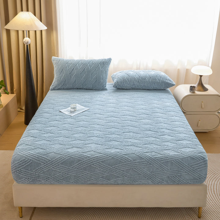 Plush Textured Bedspread