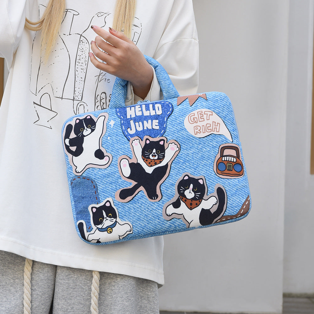 Stylish laptop cover with cute dog design Stornfield