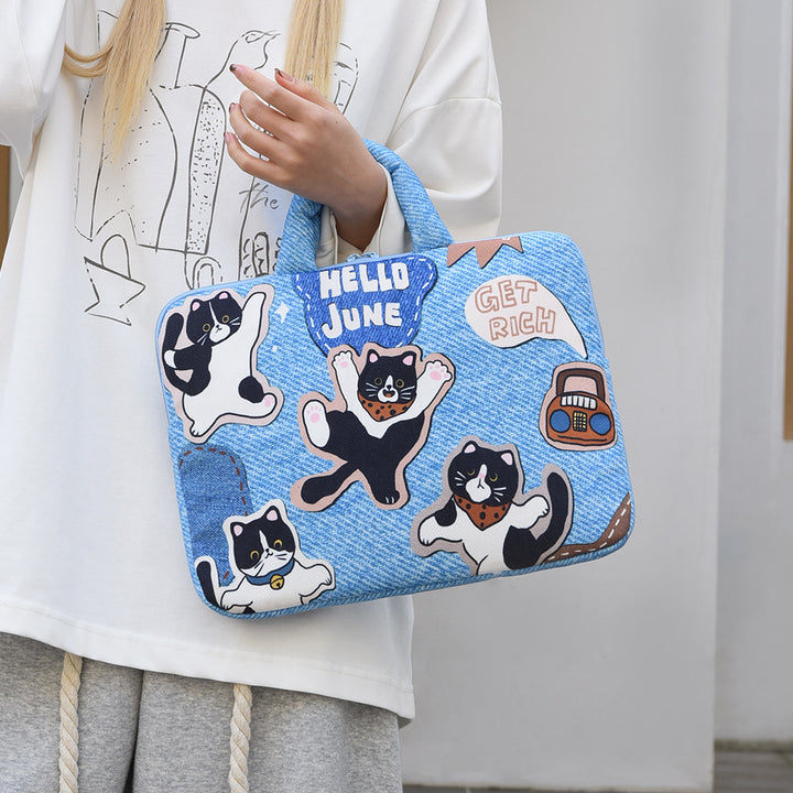 Stylish laptop cover with cute dog design Stornfield