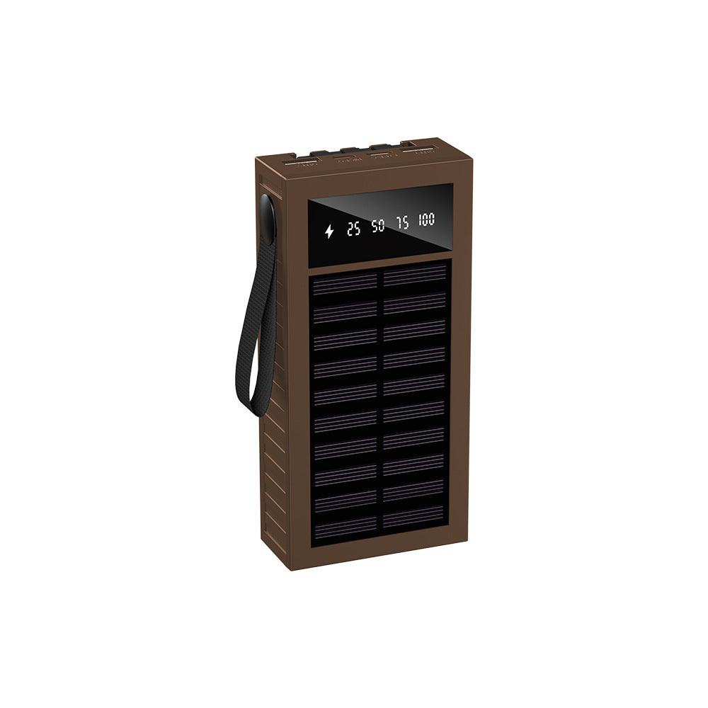 Portable Solar Power Bank with Multifunctional Charging Indicator Stornfield