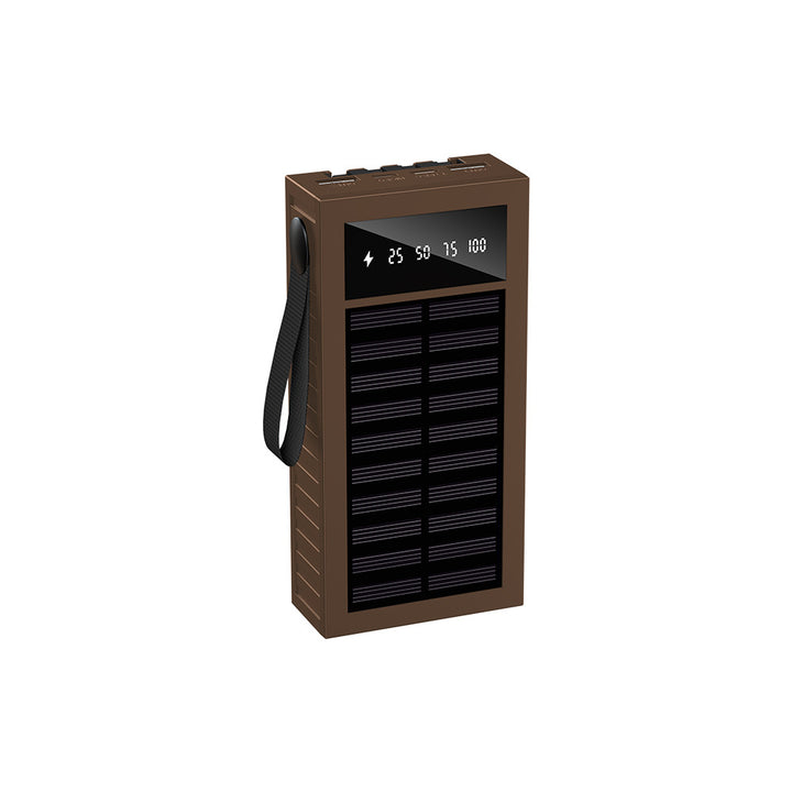 Portable Solar Power Bank with Multifunctional Charging Indicator Stornfield