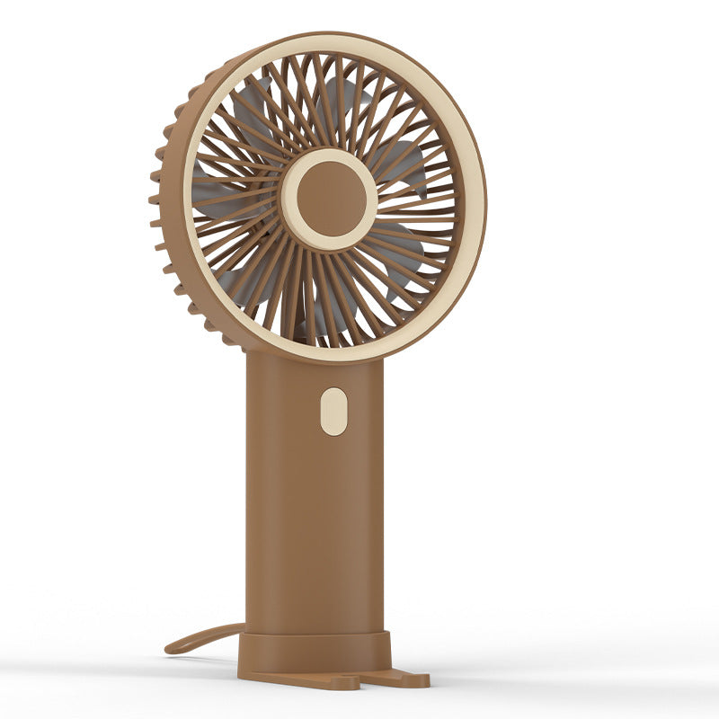 Women's Portable Hand Fan with Flexible Holder Stornfield