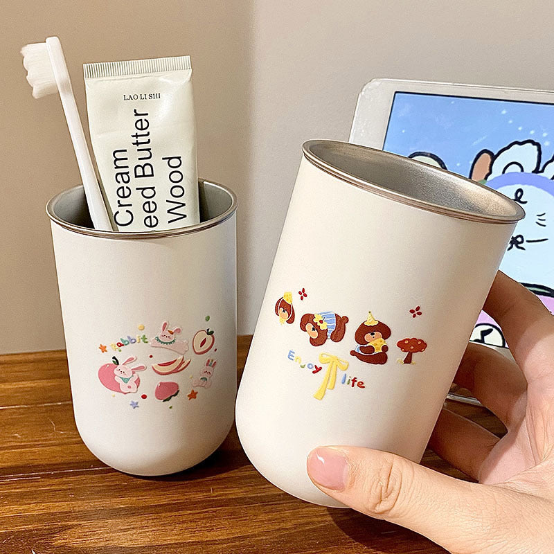 Stainless steel cup with funny animal design Stornfield
