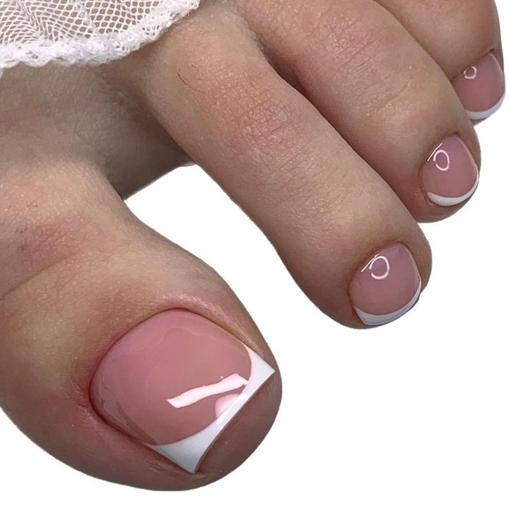 French Tip Gel Nail Art Stornfield