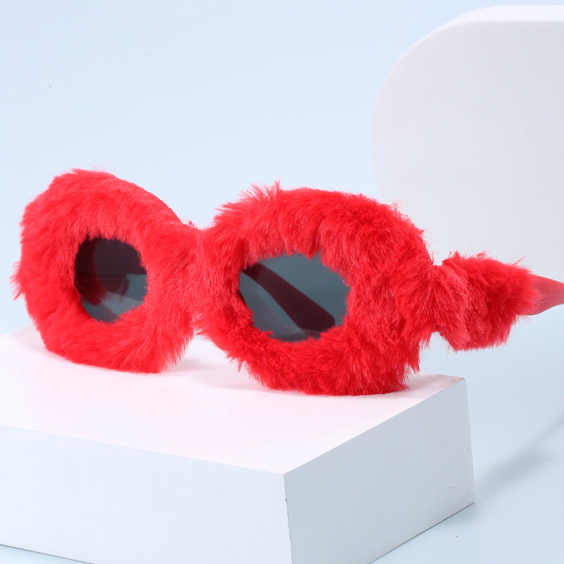 Women's fashionable sunglasses in trendy fleece design Stornfield