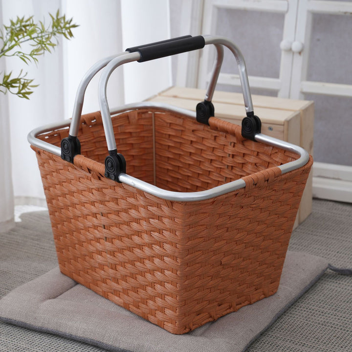 Practical shopping basket with aluminum handles Stornfield