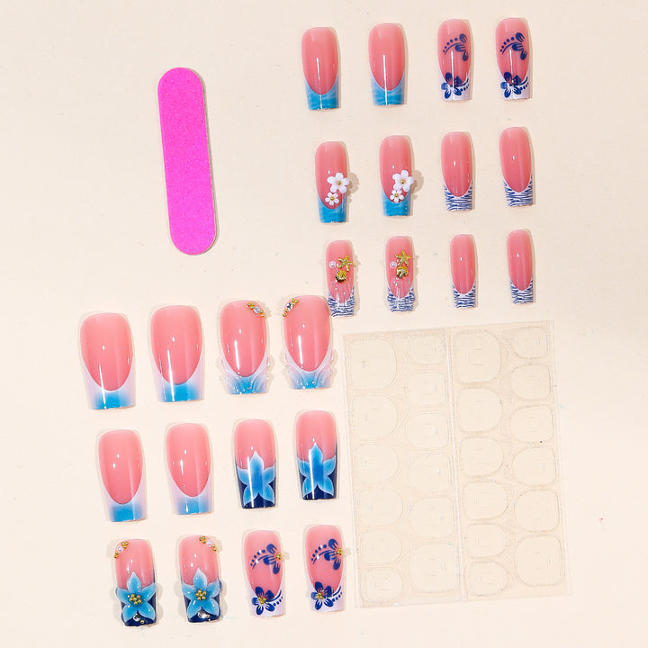 Tropical Floral 3D Nail Art Extensions Stornfield