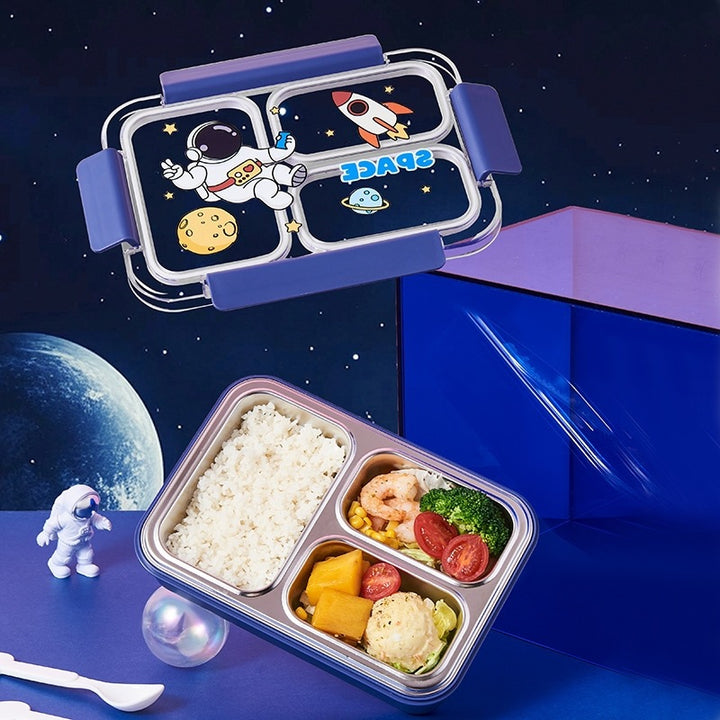 Space-Themed Multi-Compartment Food Storage Container