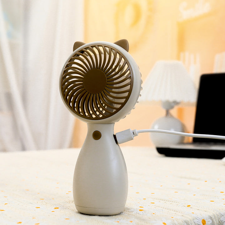 Ladies portable handheld fan with USB charging function Stornfield
