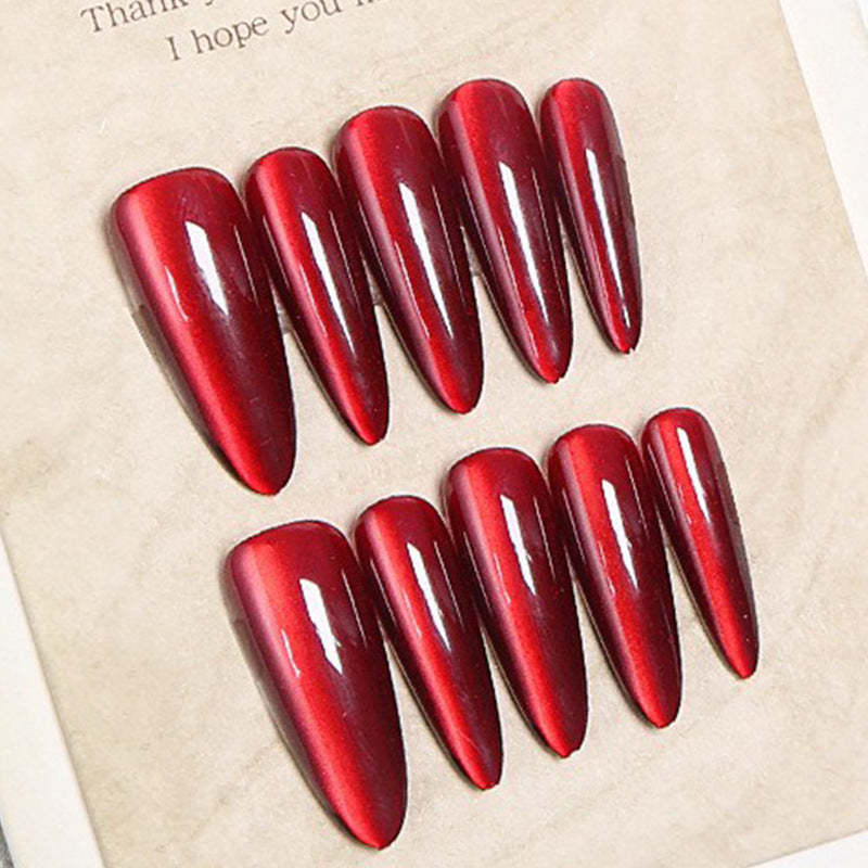 Glossy Stiletto Press-On Nails Stornfield